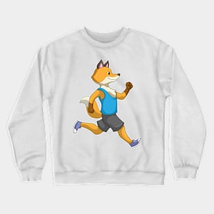 Fox as Runner at Running Crewneck Sweatshirt